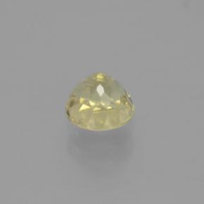 Color-Change Diaspore Gemstone in 6 mm (calibrated) Size for Sale, Color-Change Diaspore Stone in Light Yellow Color