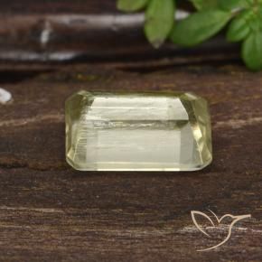 Color-Change Diaspore Gemstone in 8.1 x 5.4 mm Size for Sale, Color-Change Diaspore Stone in Very Light Yellow Color