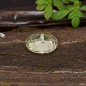 Color-Change Diaspore Gemstone in 6.4 x 5.3 mm Size for Sale, Color-Change Diaspore Stone in Green to Pink Color