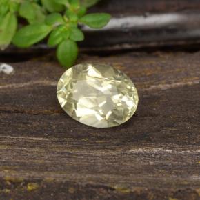 0.95 ct Yellow Color-Change Diaspore Stone, Natural Color-Change Diaspore in Oval Facet Shape for Sale