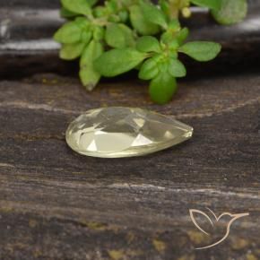 Color-Change Diaspore Gemstone in 8.4 x 4.6 mm Size for Sale, Color-Change Diaspore Stone in Warm Yellow Color