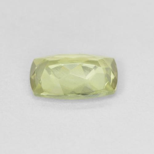 Color-Change Diaspore Gemstone in 7.4 x 5.3 mm Size for Sale, Color-Change Diaspore Stone in Light Yellow Color
