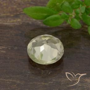 Color-Change Diaspore Gemstone in 5.3 mm Size for Sale, Color-Change Diaspore Stone in Light Yellow Color