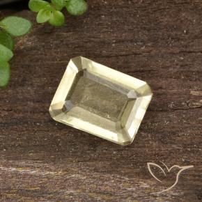 0.85 ct Yellow Color-Change Diaspore Stone, Natural Color-Change Diaspore in Octagon Step Cut Shape for Sale