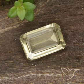 0.72 ct Yellow Color-Change Diaspore Stone, Natural Color-Change Diaspore in Octagon Step Cut Shape for Sale