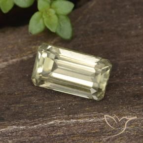 0.87 ct Yellow Color-Change Diaspore Stone, Natural Color-Change Diaspore in Octagon Step Cut Shape for Sale