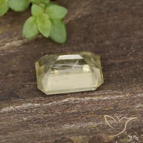 Color-Change Diaspore Gemstone in 6 x 4.3 mm Size for Sale, Color-Change Diaspore Stone in Very Light Yellow Color