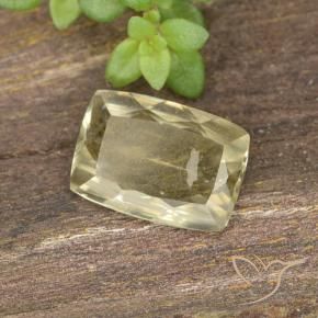 0.73 ct Yellow Color-Change Diaspore Stone, Natural Color-Change Diaspore in Cushion-Cut Shape for Sale