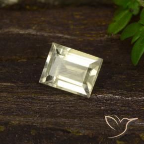 0.51 ct Yellow Color-Change Diaspore Stone, Natural Color-Change Diaspore in Baguette Step Cut Shape for Sale