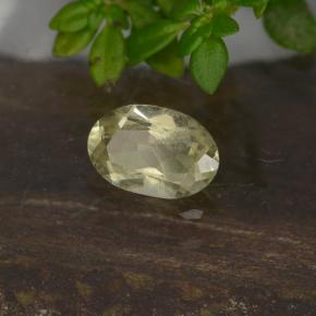 0.50 ct Yellow Color-Change Diaspore Stone, Natural Color-Change Diaspore in Oval Facet Shape for Sale