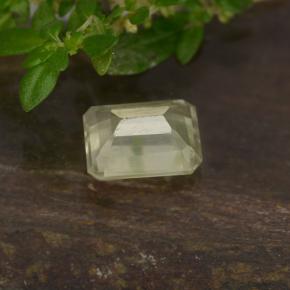 Color-Change Diaspore Gemstone in 5.9 x 4.7 mm Size for Sale, Color-Change Diaspore Stone in Very Light Yellow Color