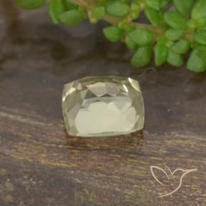 Color-Change Diaspore Gemstone in 5.6 x 4.6 mm Size for Sale, Color-Change Diaspore Stone in Light Yellow Color