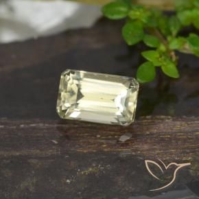 0.81 ct Yellow Color-Change Diaspore Stone, Natural Color-Change Diaspore in Octagon Step Cut Shape for Sale