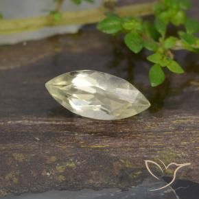 0.85 ct Yellow Color-Change Diaspore Stone, Natural Color-Change Diaspore in Marquise Facet Shape for Sale