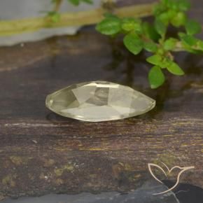Color-Change Diaspore Gemstone in 9.7 x 4.3 mm Size for Sale, Color-Change Diaspore Stone in Very Pale Yellow Color
