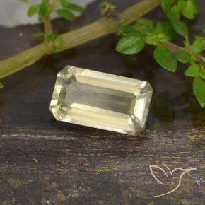 0.91 ct Yellow Color-Change Diaspore Stone, Natural Color-Change Diaspore in Octagon Step Cut Shape for Sale
