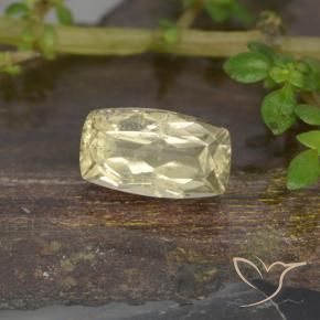 0.96 ct Yellow Color-Change Diaspore Stone, Natural Color-Change Diaspore in Cushion-Cut Shape for Sale