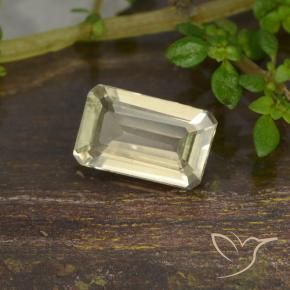 0.82 ct Yellow Color-Change Diaspore Stone, Natural Color-Change Diaspore in Octagon Step Cut Shape for Sale