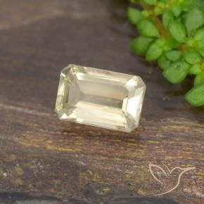0.69 ct Yellow Color-Change Diaspore Stone, Natural Color-Change Diaspore in Octagon Step Cut Shape for Sale