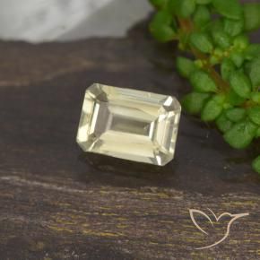0.67 ct Yellow Color-Change Diaspore Stone, Natural Color-Change Diaspore in Octagon Step Cut Shape for Sale