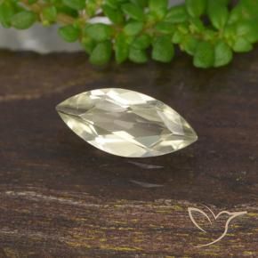 0.62 ct Yellow Color-Change Diaspore Stone, Natural Color-Change Diaspore in Marquise Facet Shape for Sale