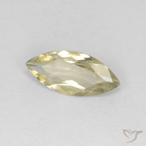 0.79 ct Yellow Color-Change Diaspore Stone, Natural Color-Change Diaspore in Marquise Facet Shape for Sale