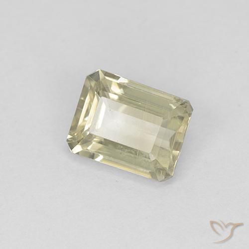 1.20 ct Yellow Color-Change Diaspore Stone, Natural Color-Change Diaspore in Octagon Step Cut Shape for Sale