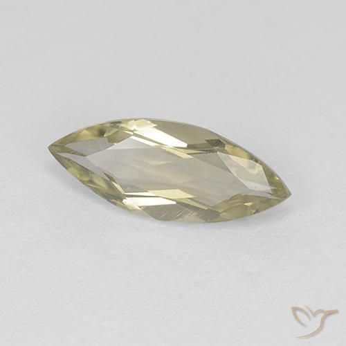 0.90 ct Yellow Color-Change Diaspore Stone, Natural Color-Change Diaspore in Marquise Facet Shape for Sale