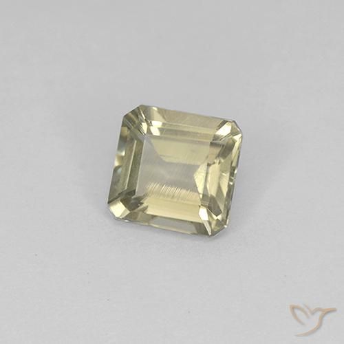 0.86 ct Yellow Color-Change Diaspore Stone, Natural Color-Change Diaspore in Octagon Step Cut Shape for Sale