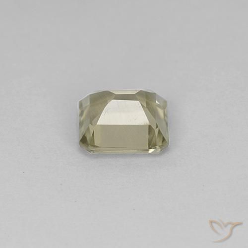 Color-Change Diaspore Gemstone in 5.6 x 5.4 mm Size for Sale, Color-Change Diaspore Stone in Light Yellow Color