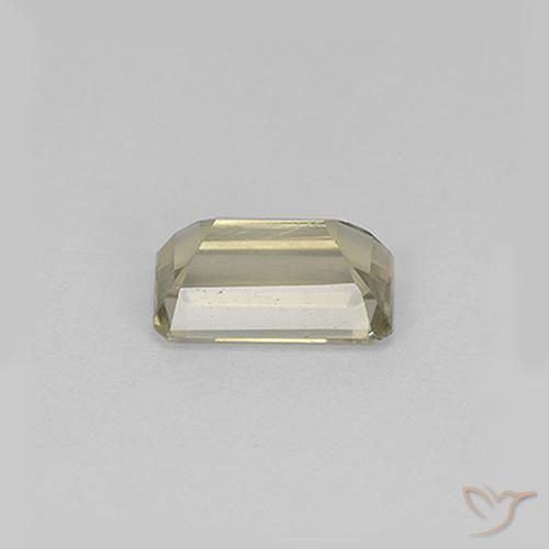Color-Change Diaspore Gemstone in 7.1 x 4 mm Size for Sale, Color-Change Diaspore Stone in Light Yellow Color