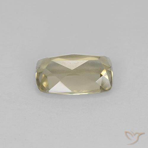 Color-Change Diaspore Gemstone in 8.1 x 5.2 mm Size for Sale, Color-Change Diaspore Stone in Very Light Yellow Color