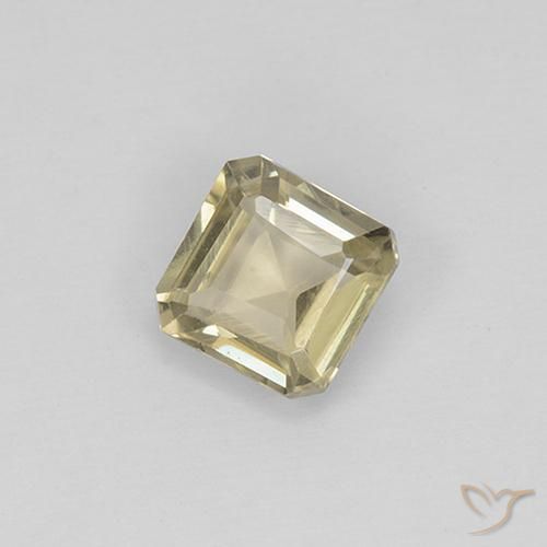 0.99 ct Yellow Color-Change Diaspore Stone, Natural Color-Change Diaspore in Octagon Step Cut Shape for Sale
