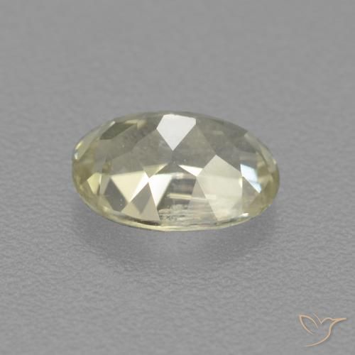 Color-Change Diaspore Gemstone in 7 x 5 mm (calibrated) Size for Sale, Color-Change Diaspore Stone in Light Yellow Color
