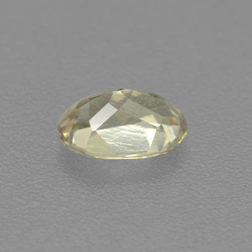 Color-Change Diaspore Gemstone in 6.1 x 4.2 mm Size for Sale, Color-Change Diaspore Stone in Light Yellow Color