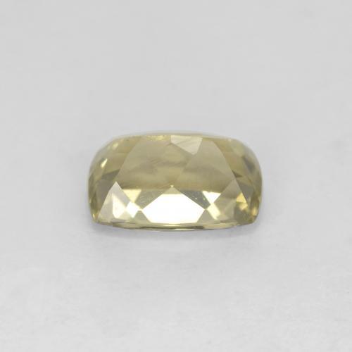 Color-Change Diaspore Gemstone in 6.6 x 4.8 mm Size for Sale, Color-Change Diaspore Stone in Light Yellow Color