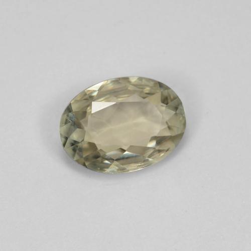 0.64 ct Yellow Color-Change Diaspore Stone, Natural Color-Change Diaspore in Oval Facet Shape for Sale
