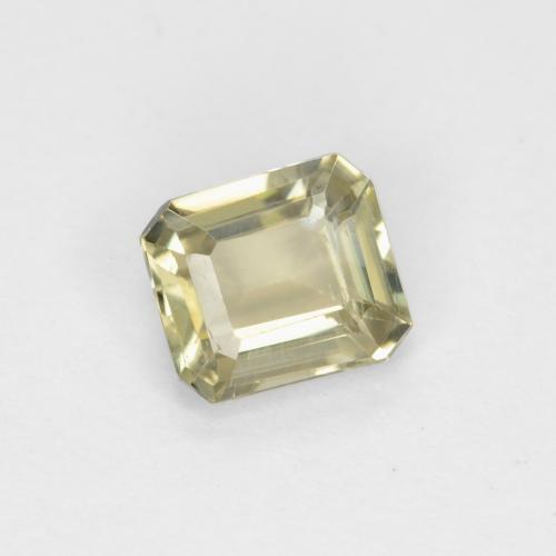 0.62 ct Yellow Color-Change Diaspore Stone, Natural Color-Change Diaspore in Octagon Facet Shape for Sale