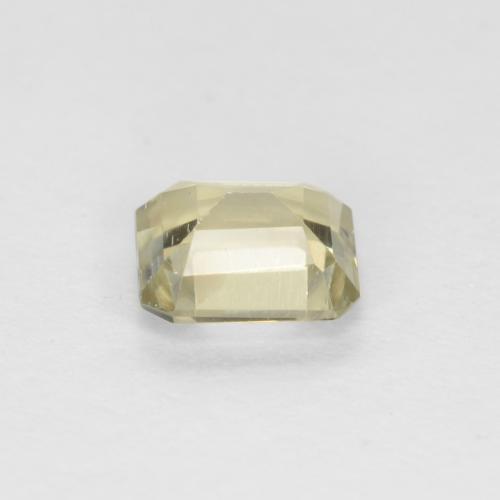 Color-Change Diaspore Gemstone in 5.3 x 4.7 mm Size for Sale, Color-Change Diaspore Stone in Light Yellow Color