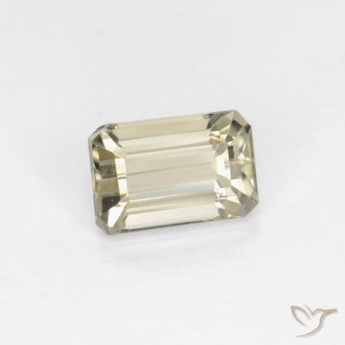 0.95 ct Yellow Color-Change Diaspore Stone, Natural Color-Change Diaspore in Octagon Facet Shape for Sale