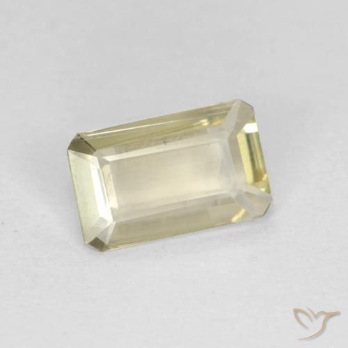 0.58 ct Yellow Color-Change Diaspore Stone, Natural Color-Change Diaspore in Octagon Facet Shape for Sale