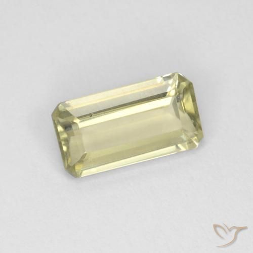 0.81 ct Yellow Color-Change Diaspore Stone, Natural Color-Change Diaspore in Octagon Facet Shape for Sale