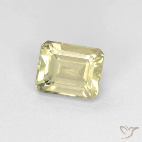 0.94 ct Yellow Color-Change Diaspore Stone, Natural Color-Change Diaspore in Octagon Facet Shape for Sale