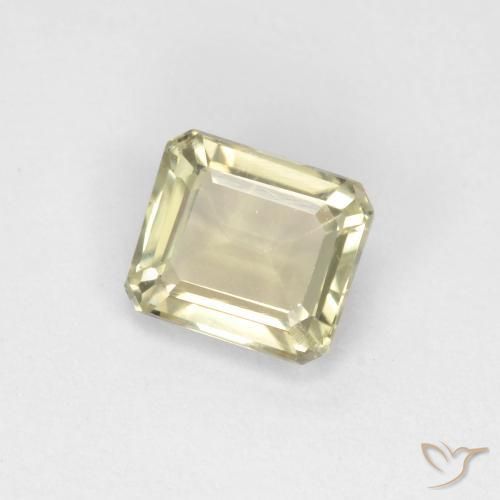 0.94 ct Yellow Color-Change Diaspore Stone, Natural Color-Change Diaspore in Octagon Facet Shape for Sale
