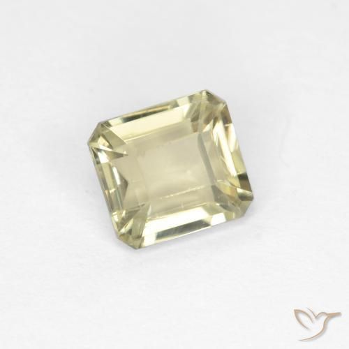 0.80 ct Yellow Color-Change Diaspore Stone, Natural Color-Change Diaspore in Octagon Facet Shape for Sale