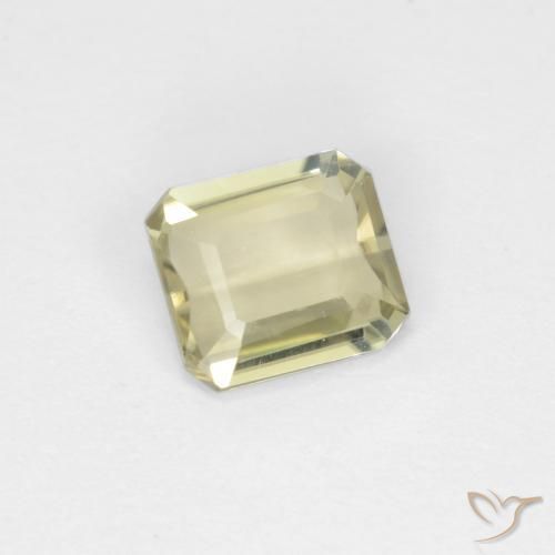 0.70 ct Yellow Color-Change Diaspore Stone, Natural Color-Change Diaspore in Octagon Facet Shape for Sale