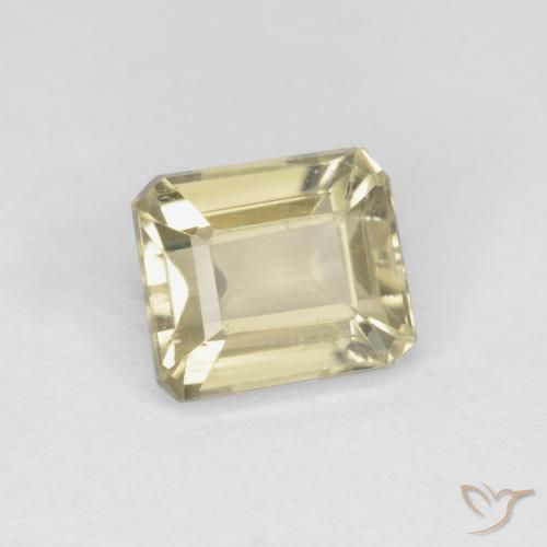 1.18 ct Yellow Color-Change Diaspore Stone, Natural Color-Change Diaspore in Octagon Facet Shape for Sale