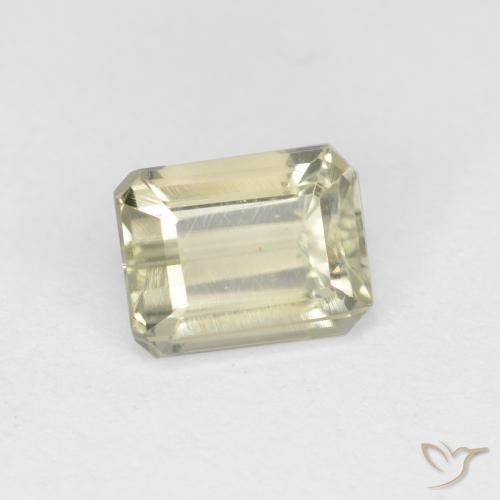 1.16 ct Yellow Color-Change Diaspore Stone, Natural Color-Change Diaspore in Octagon Facet Shape for Sale