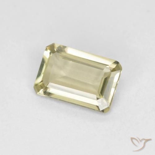 0.58 ct Yellow Color-Change Diaspore Stone, Natural Color-Change Diaspore in Octagon Facet Shape for Sale