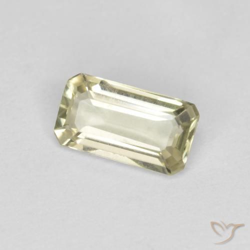 0.55 ct Yellow Color-Change Diaspore Stone, Natural Color-Change Diaspore in Octagon Facet Shape for Sale